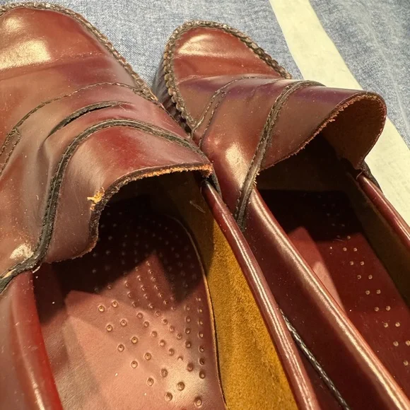 Bass Classic Brown Leather Loafers - Picture 7 of 8